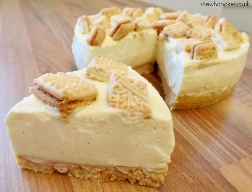 Custard Cream Cheesecake She Who Bakes