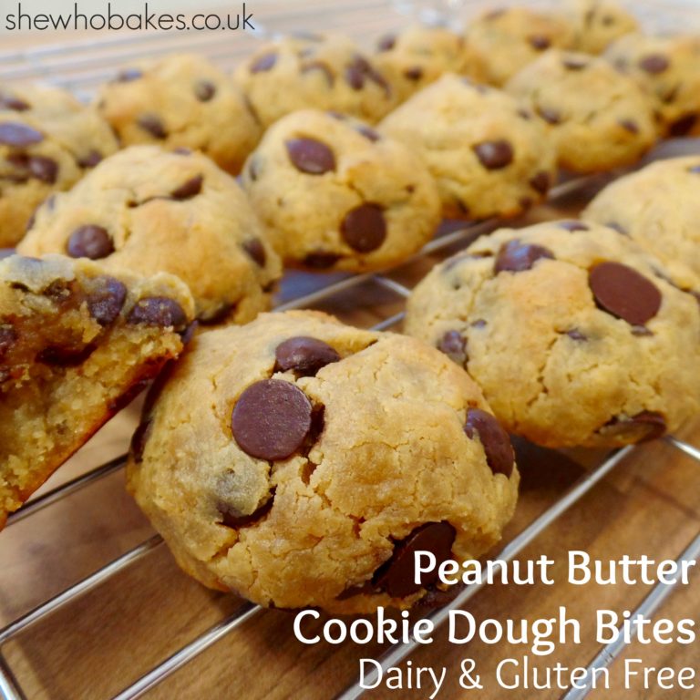 Peanut Butter Cookie Dough Bites Dairy & Gluten Free She Who Bakes