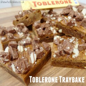 Toblerone Traybake by She Who Bakes