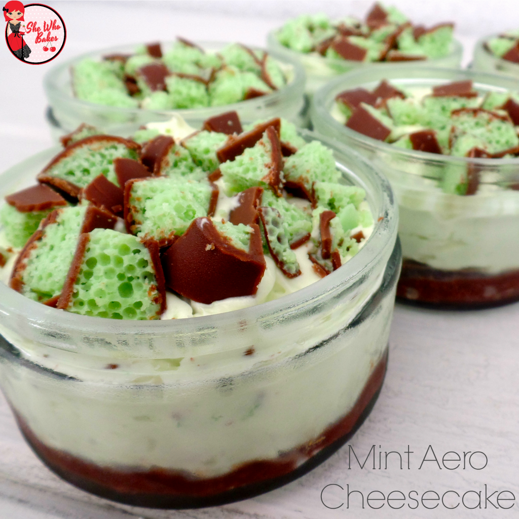Mint Aero Cheesecake She Who Bakes
