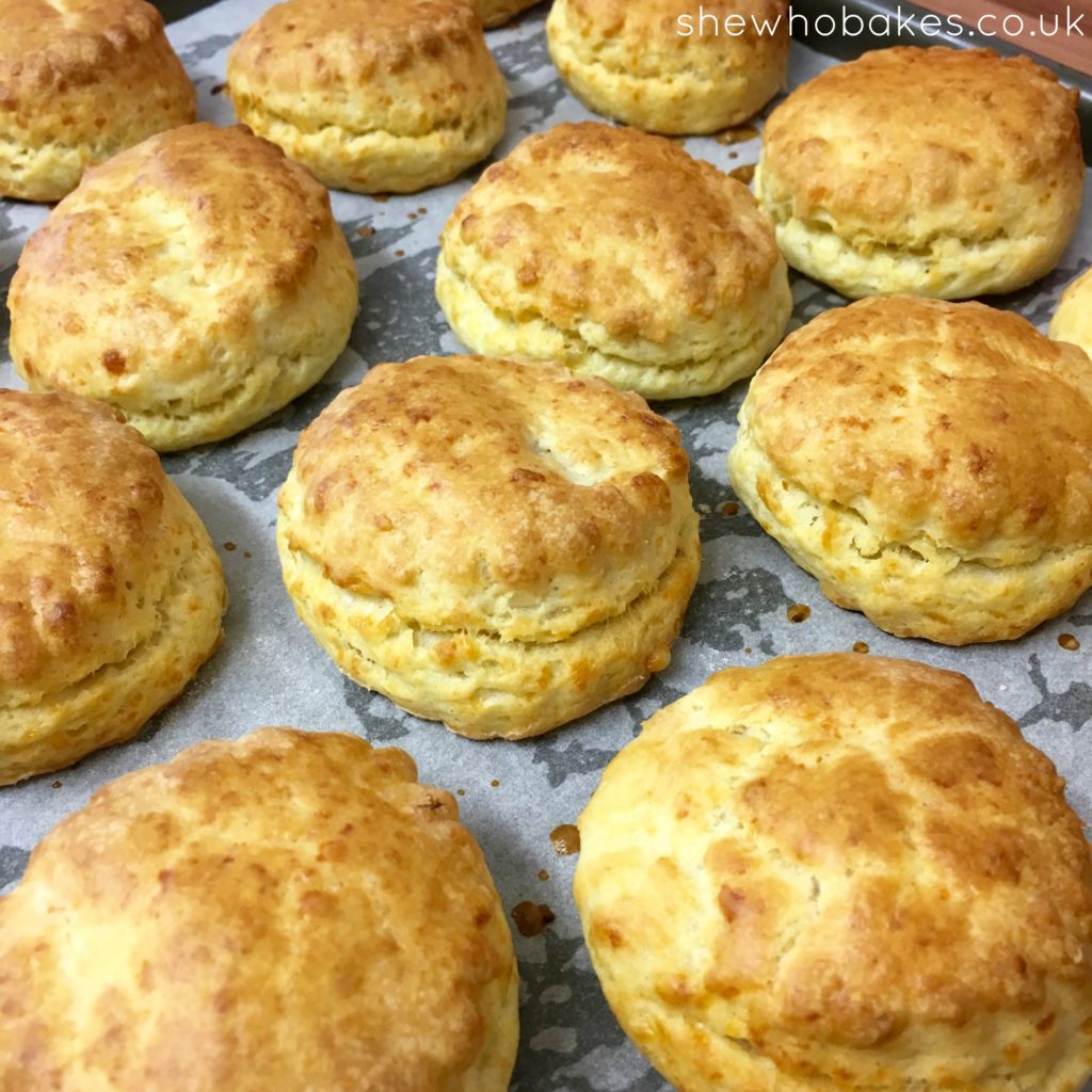 Mini Cheese Scones by She Who Bakes
