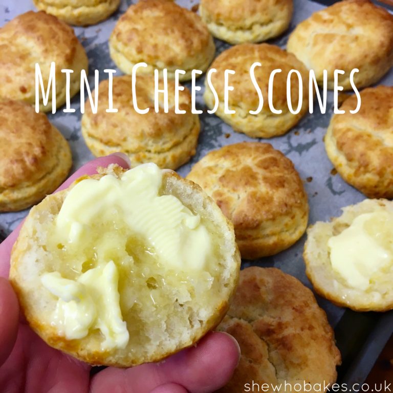 Mini Cheese Scones - She Who Bakes