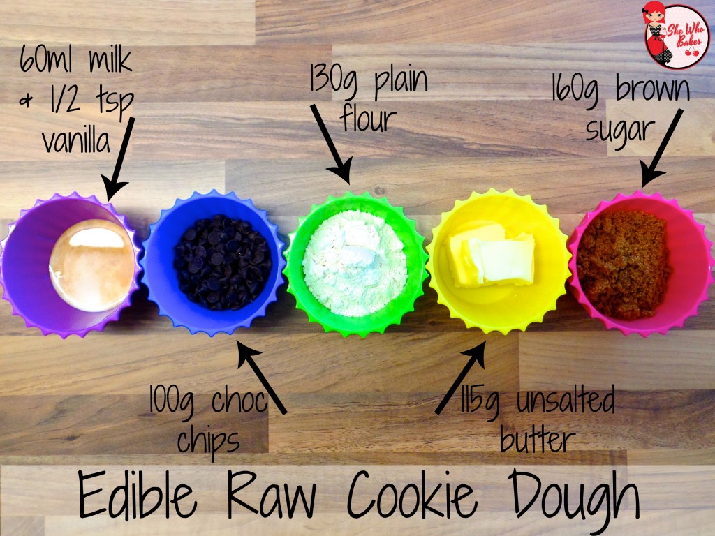 Edible Raw Cookie Dough
